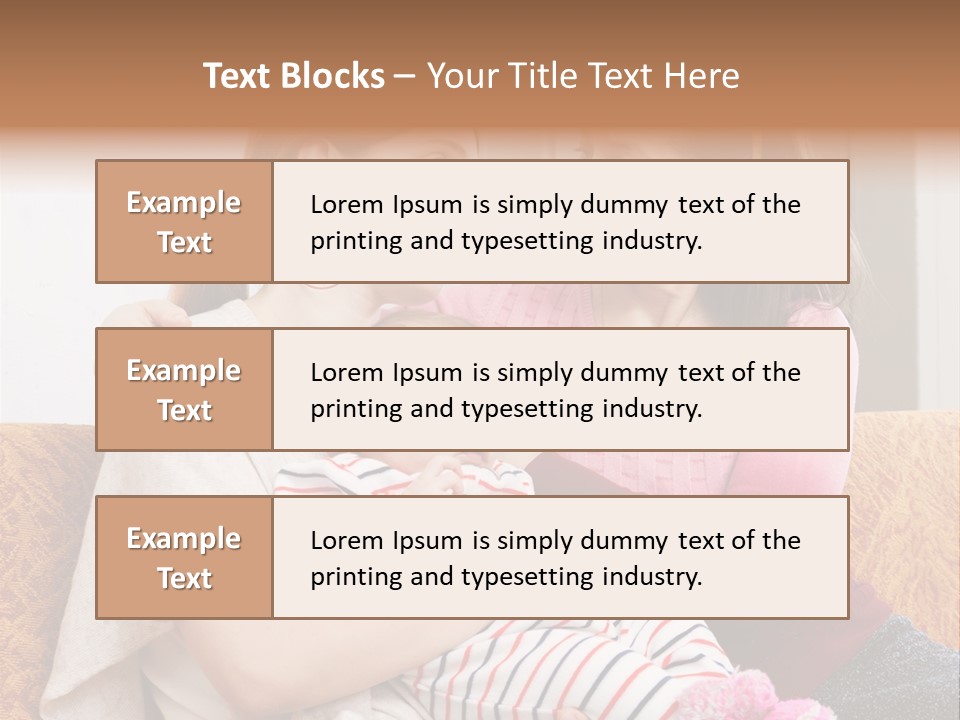 Cry Grandmother Lifestyle PowerPoint Template