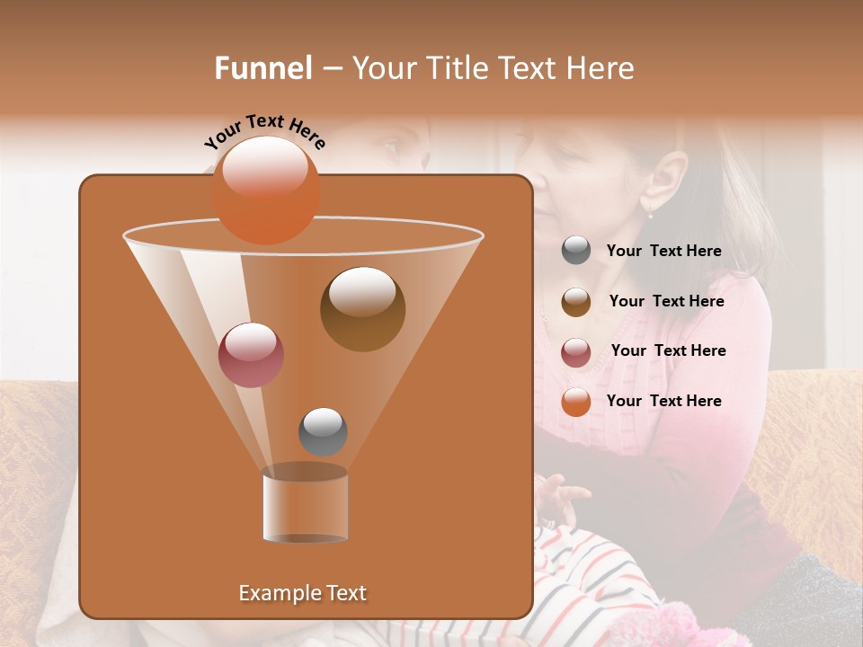 Cry Grandmother Lifestyle PowerPoint Template