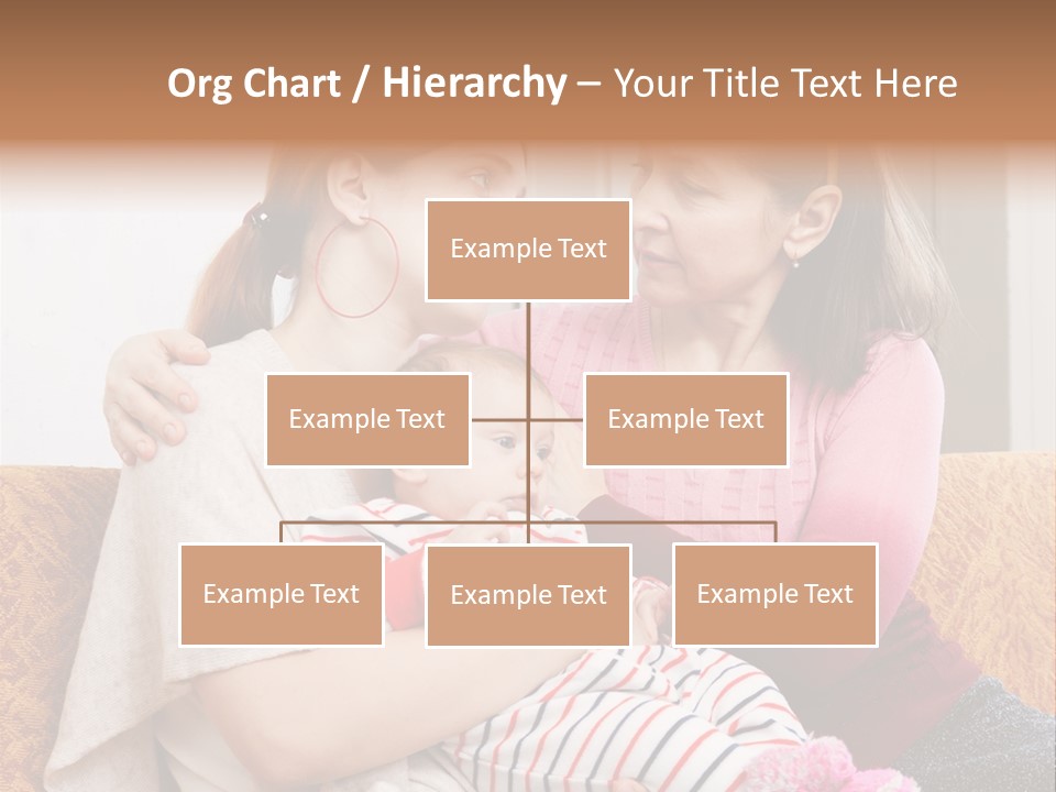 Cry Grandmother Lifestyle PowerPoint Template