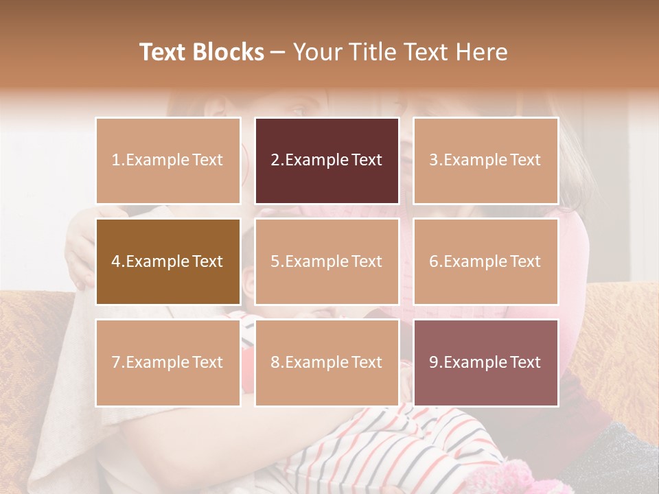 Cry Grandmother Lifestyle PowerPoint Template