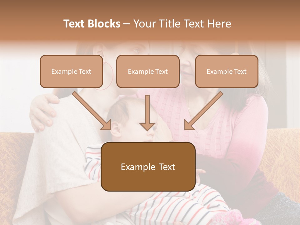 Cry Grandmother Lifestyle PowerPoint Template