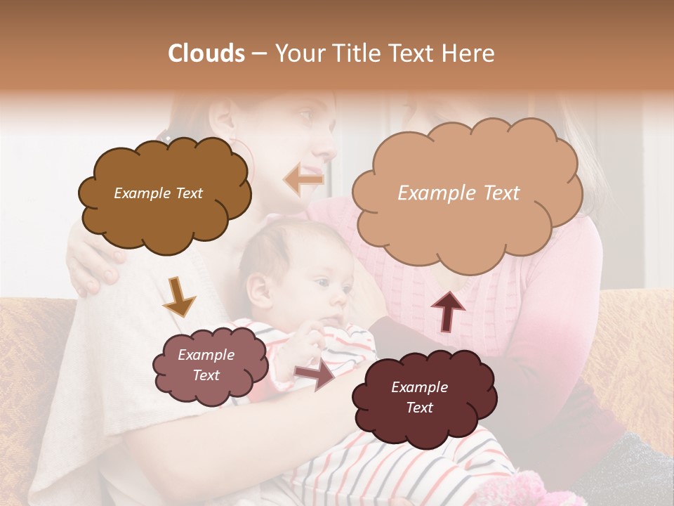 Cry Grandmother Lifestyle PowerPoint Template