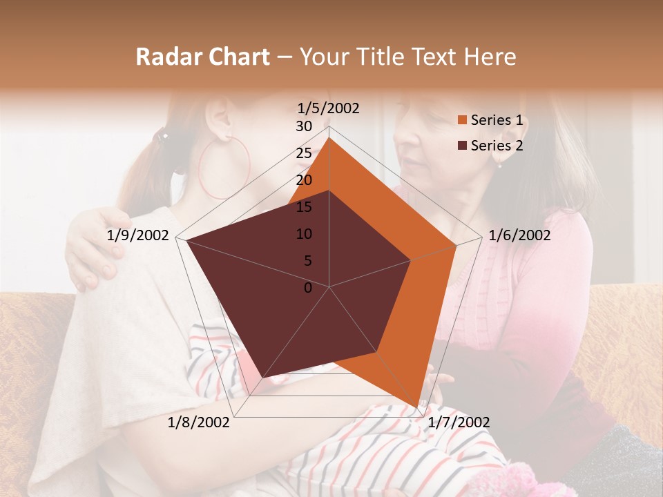 Cry Grandmother Lifestyle PowerPoint Template