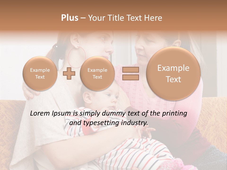 Cry Grandmother Lifestyle PowerPoint Template