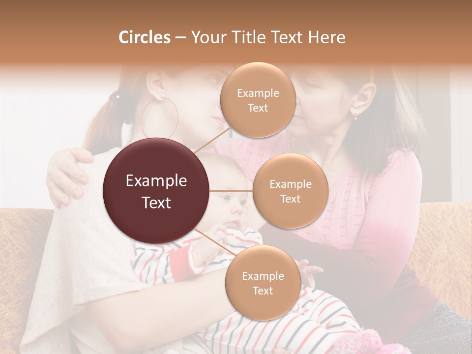 Cry Grandmother Lifestyle PowerPoint Template