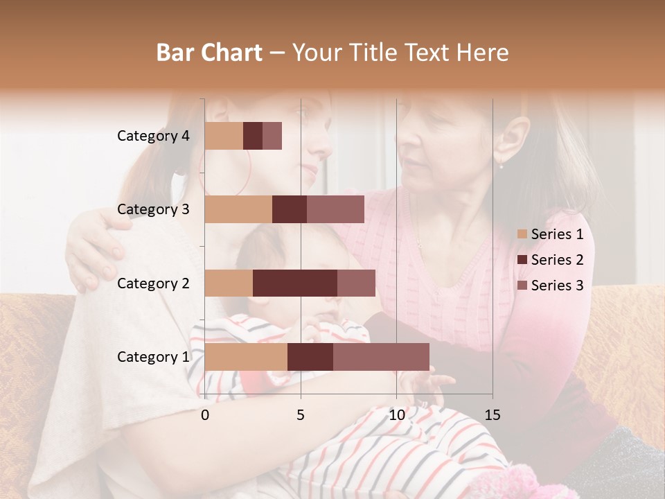 Cry Grandmother Lifestyle PowerPoint Template