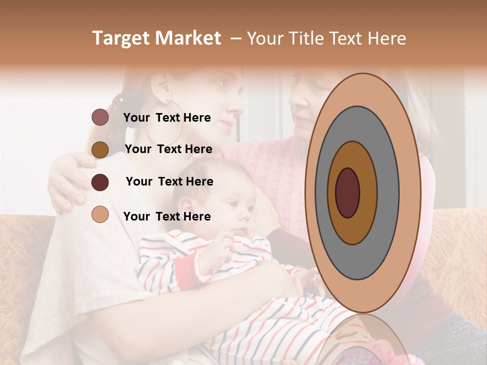 Cry Grandmother Lifestyle PowerPoint Template