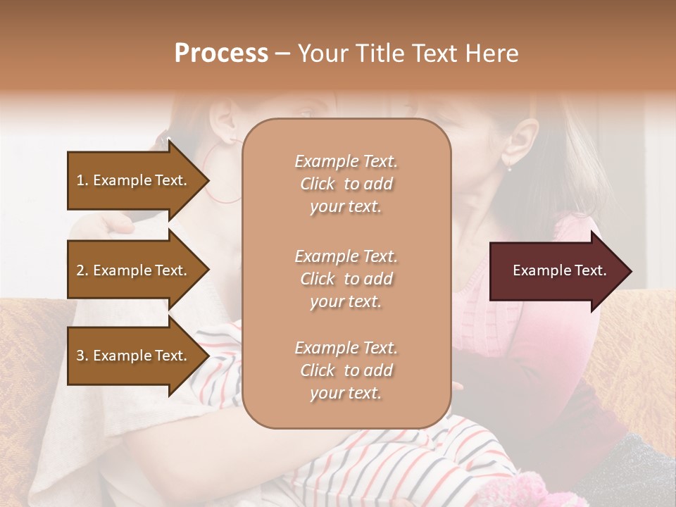 Cry Grandmother Lifestyle PowerPoint Template