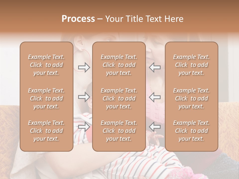 Cry Grandmother Lifestyle PowerPoint Template