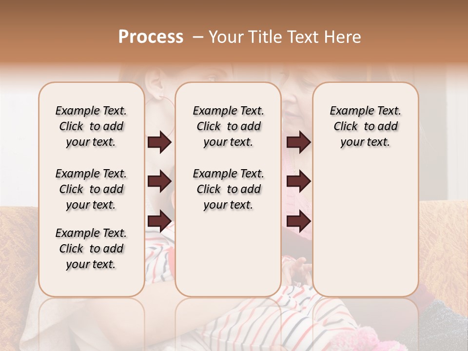 Cry Grandmother Lifestyle PowerPoint Template