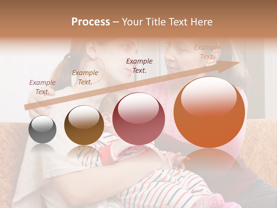 Cry Grandmother Lifestyle PowerPoint Template