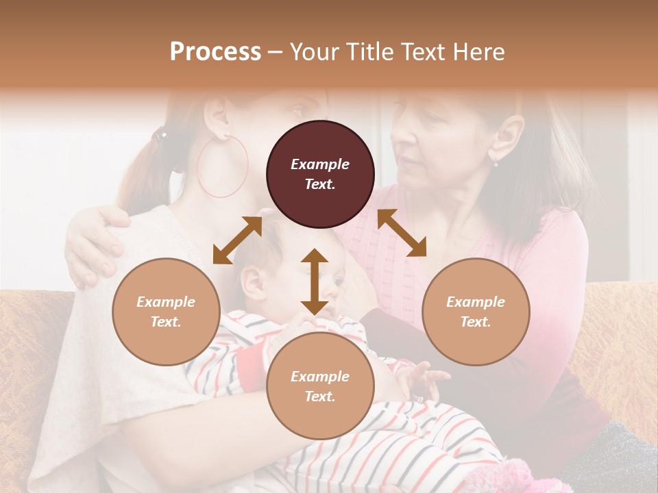 Cry Grandmother Lifestyle PowerPoint Template