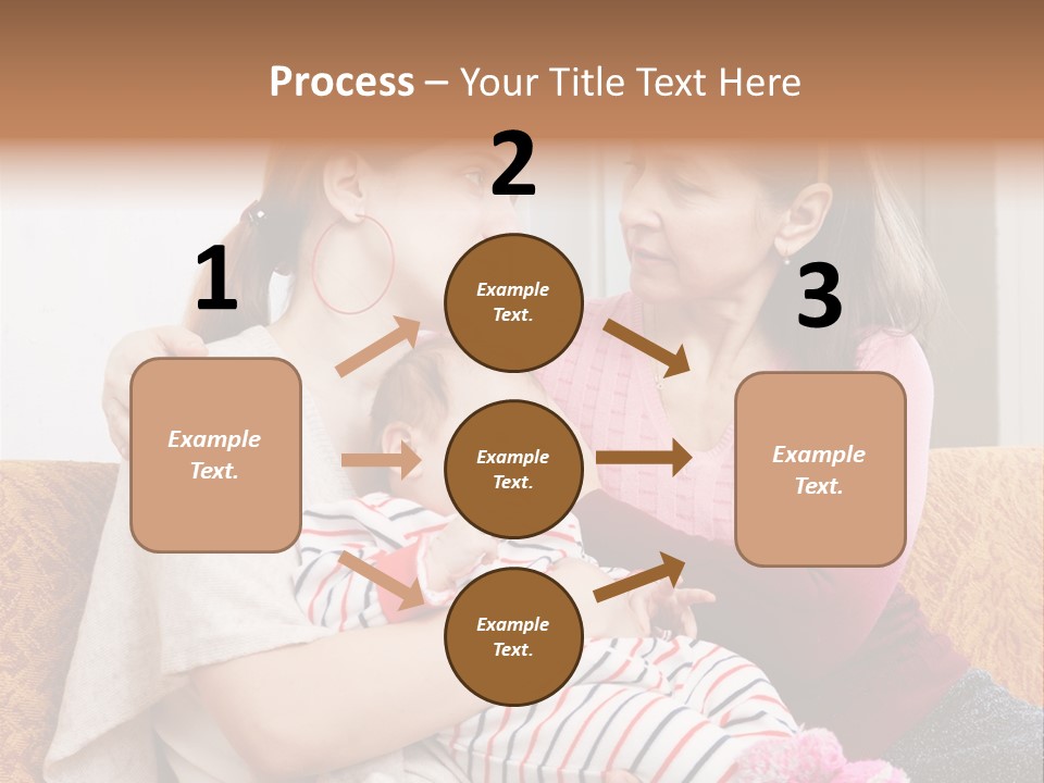 Cry Grandmother Lifestyle PowerPoint Template