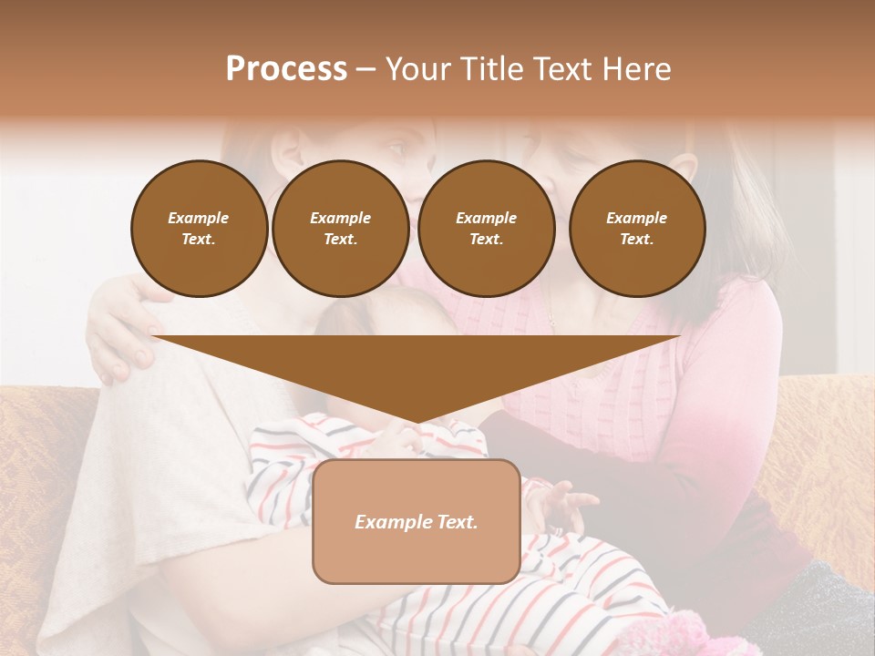 Cry Grandmother Lifestyle PowerPoint Template