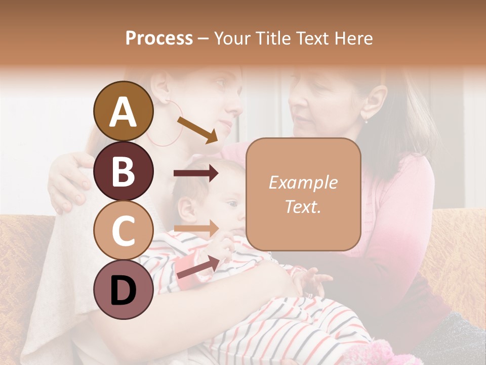 Cry Grandmother Lifestyle PowerPoint Template