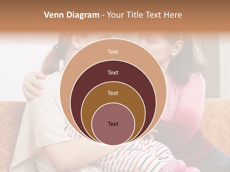 Cry Grandmother Lifestyle PowerPoint Template