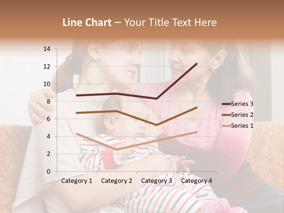 Cry Grandmother Lifestyle PowerPoint Template