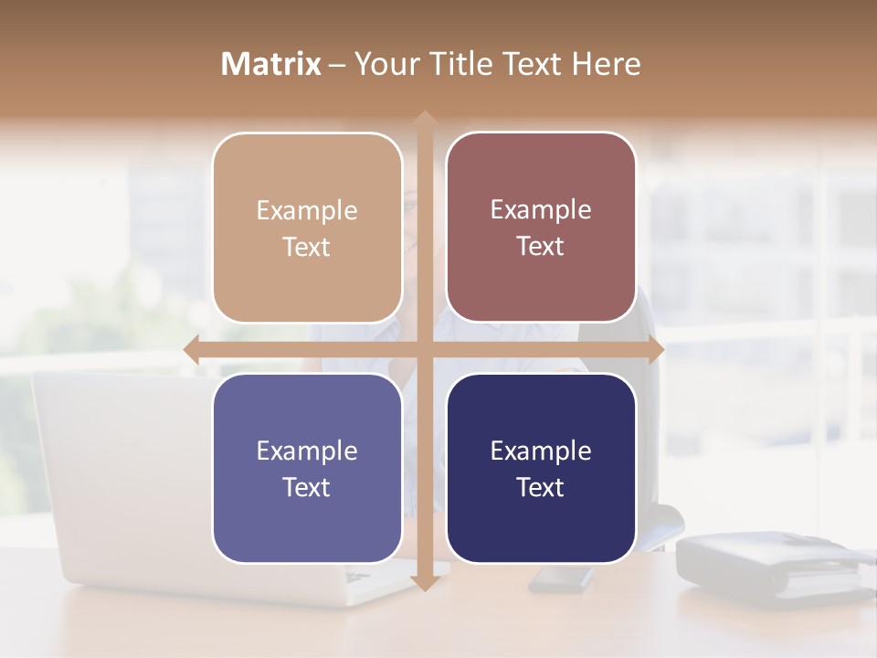 Diary Long Hair Wireless PowerPoint Template