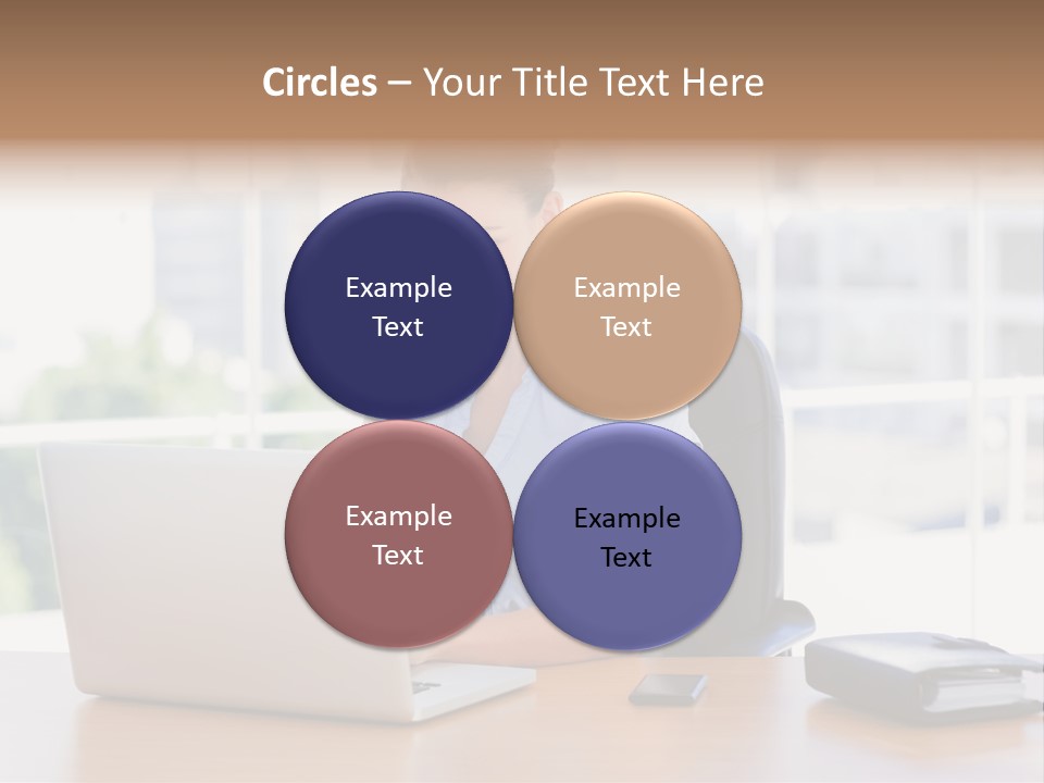 Diary Long Hair Wireless PowerPoint Template