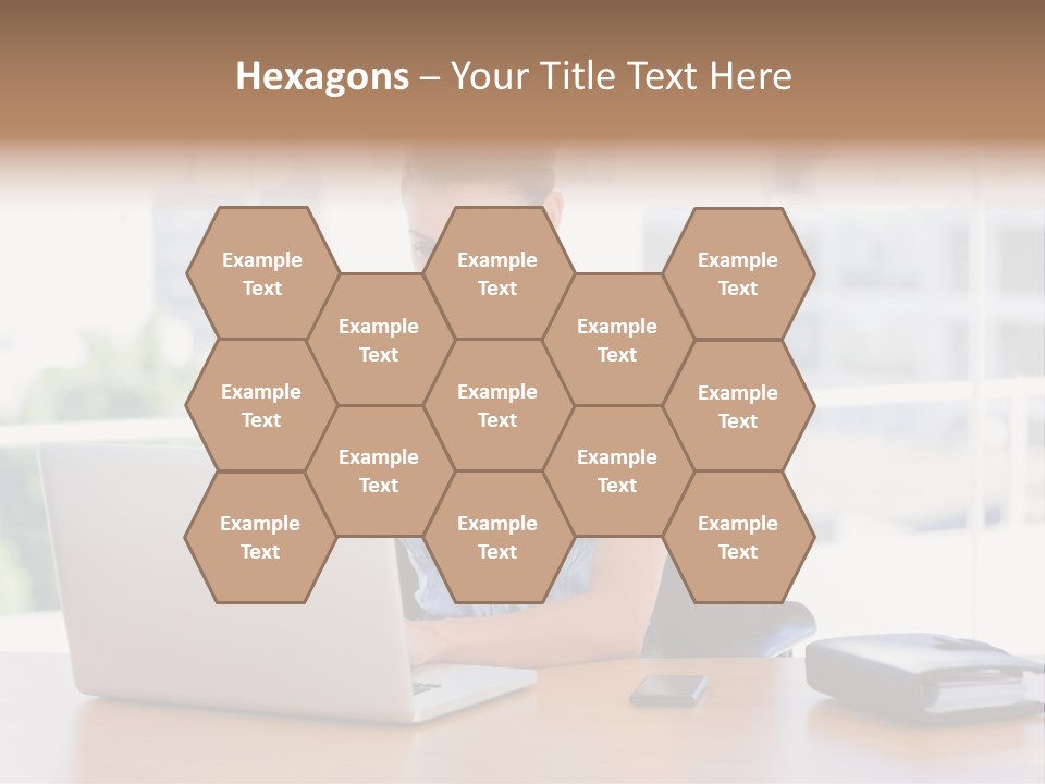 Diary Long Hair Wireless PowerPoint Template