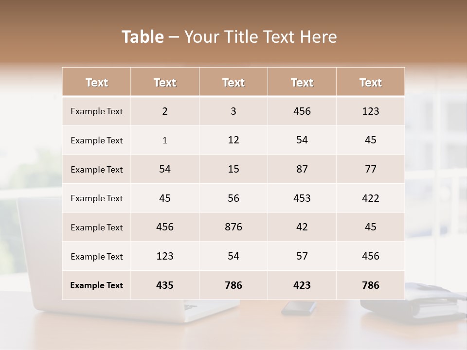 Diary Long Hair Wireless PowerPoint Template