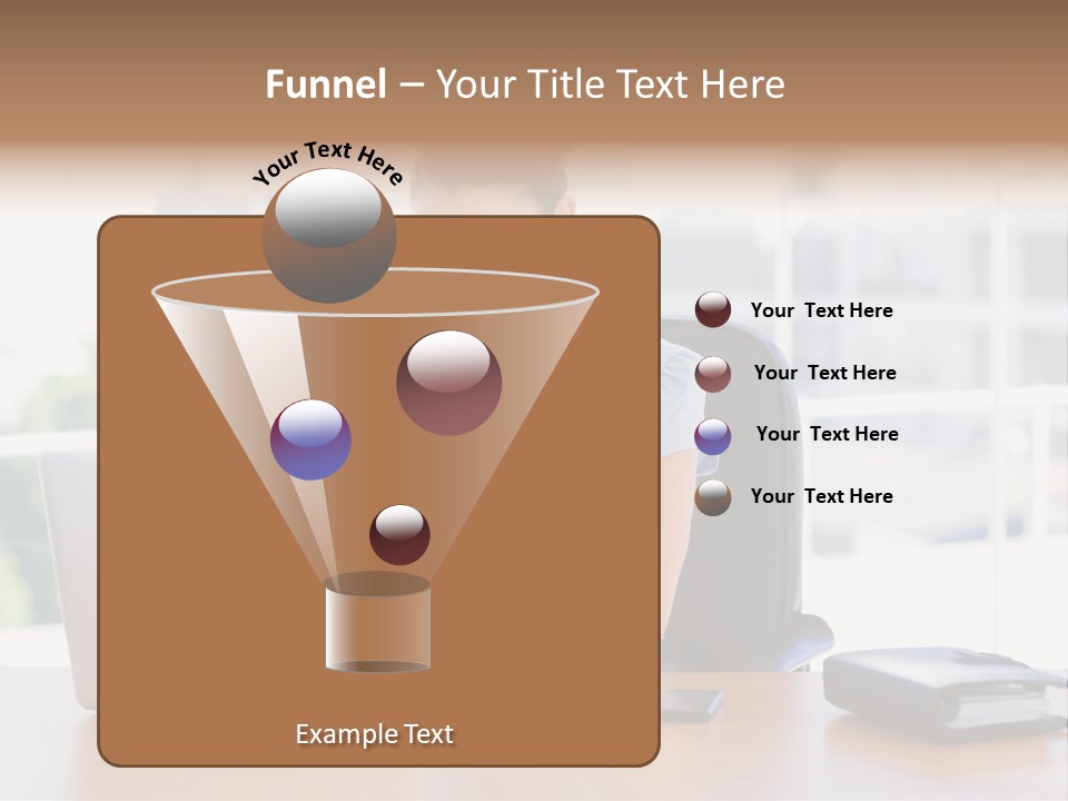 Diary Long Hair Wireless PowerPoint Template