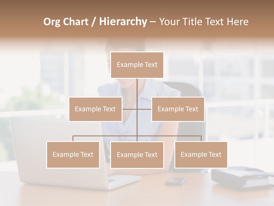 Diary Long Hair Wireless PowerPoint Template