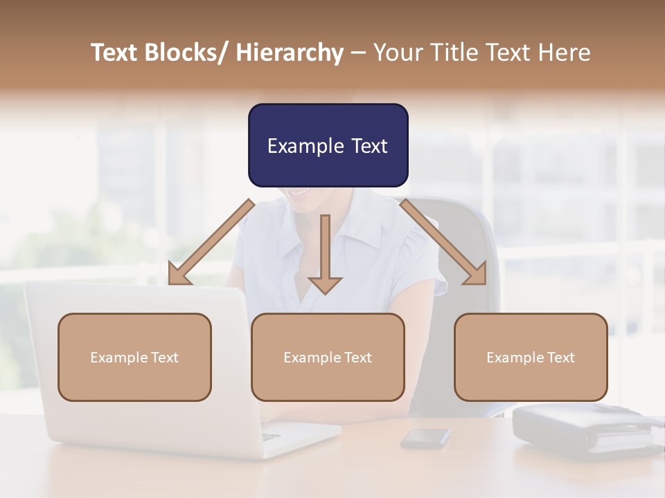 Diary Long Hair Wireless PowerPoint Template