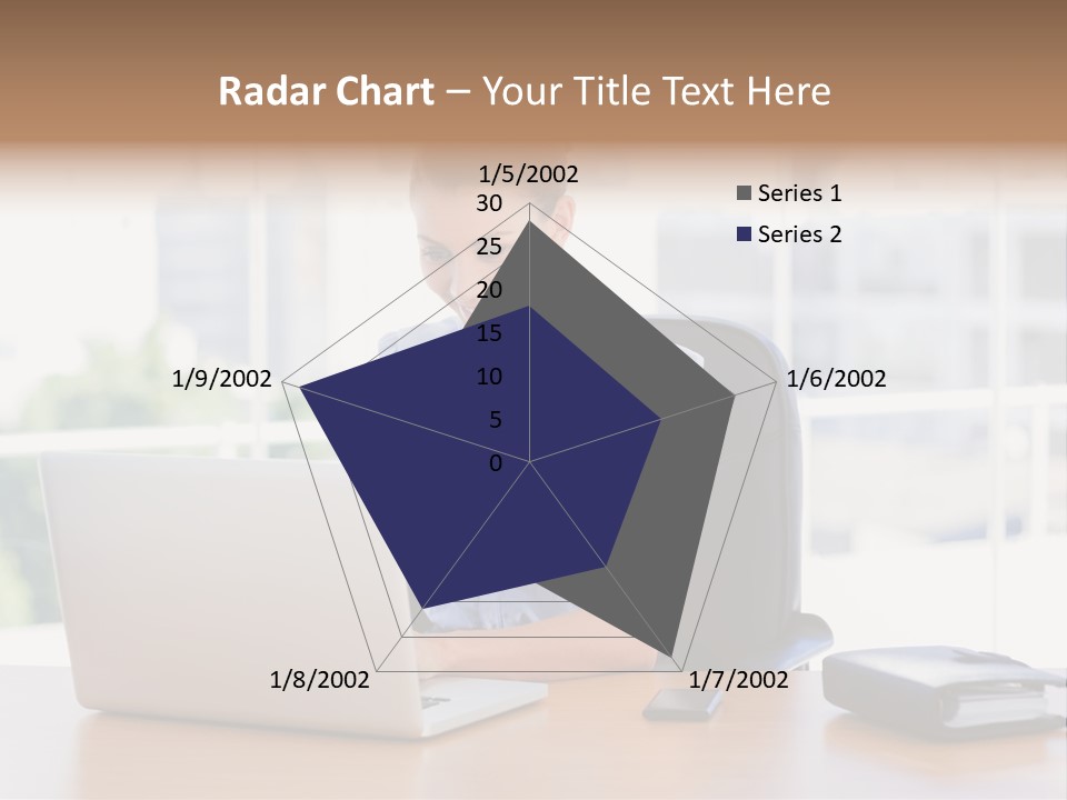 Diary Long Hair Wireless PowerPoint Template