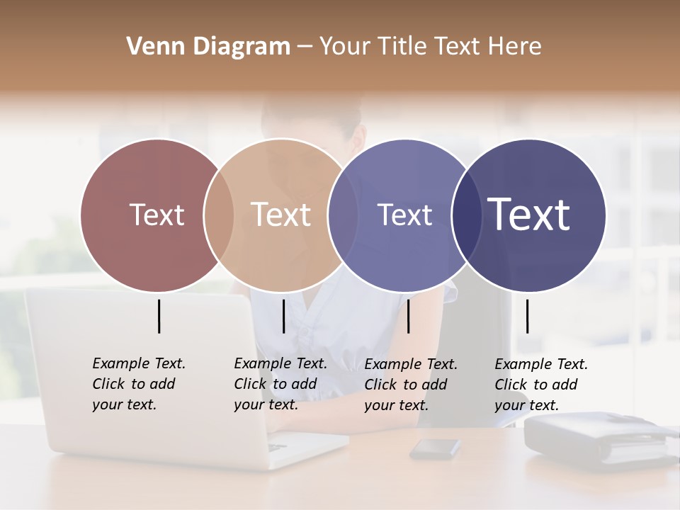 Diary Long Hair Wireless PowerPoint Template