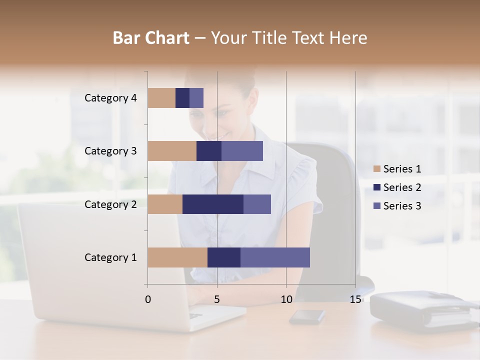 Diary Long Hair Wireless PowerPoint Template