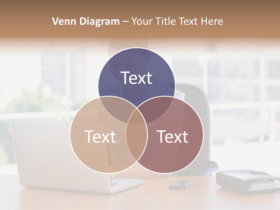 Diary Long Hair Wireless PowerPoint Template