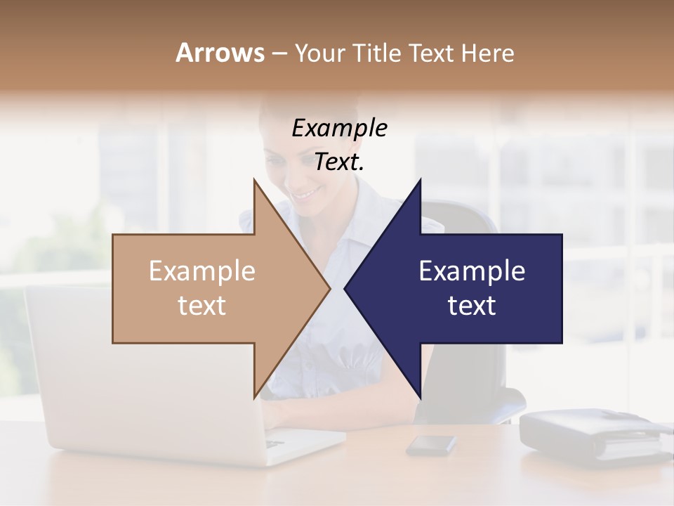 Diary Long Hair Wireless PowerPoint Template