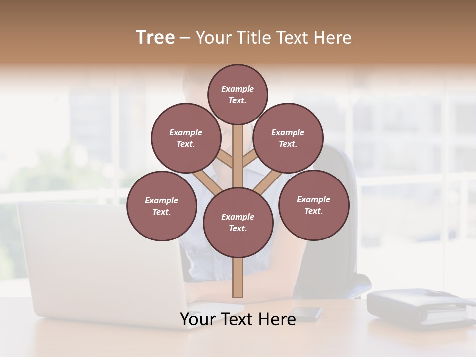 Diary Long Hair Wireless PowerPoint Template