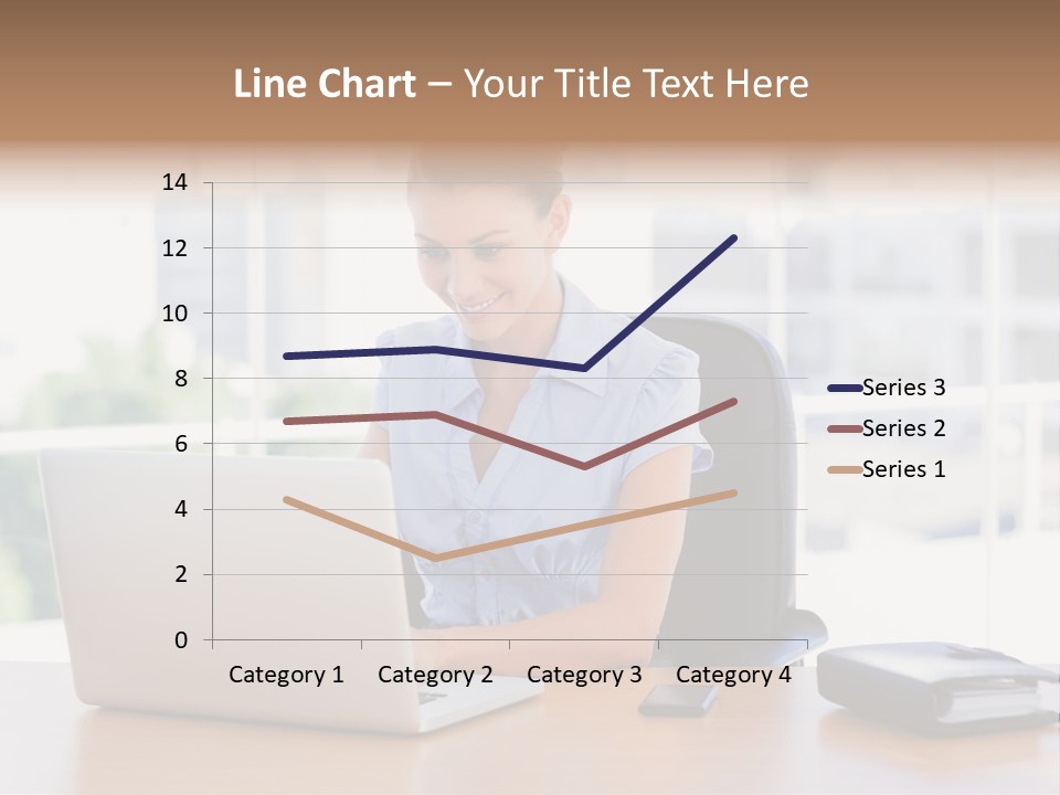 Diary Long Hair Wireless PowerPoint Template