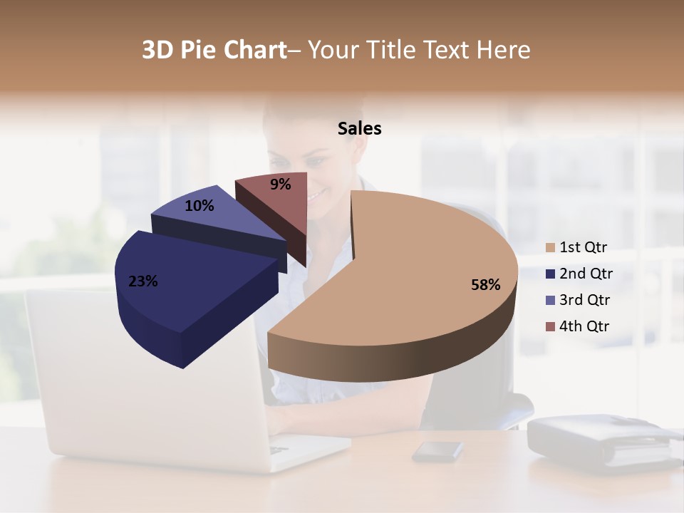 Diary Long Hair Wireless PowerPoint Template