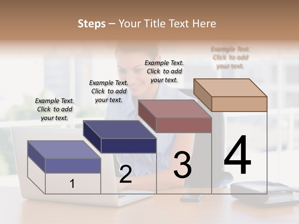 Diary Long Hair Wireless PowerPoint Template