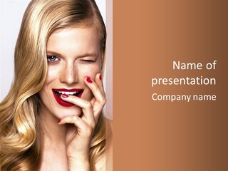 Fashion Facial Purity PowerPoint Template