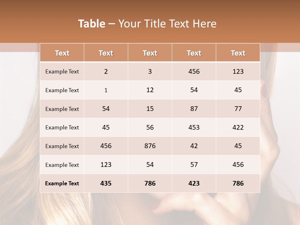 Fashion Facial Purity PowerPoint Template