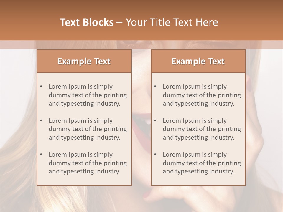 Fashion Facial Purity PowerPoint Template