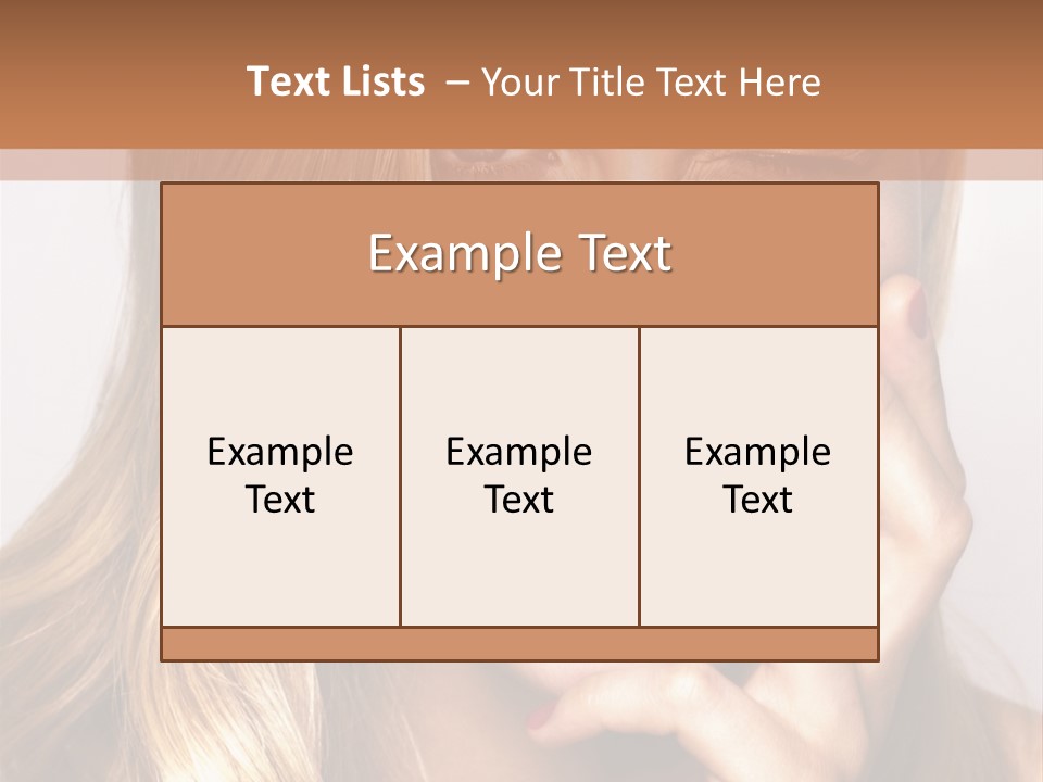 Fashion Facial Purity PowerPoint Template