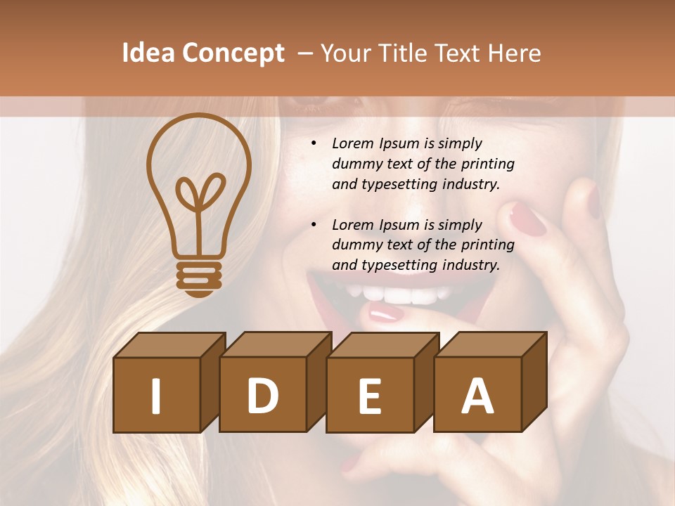 Fashion Facial Purity PowerPoint Template