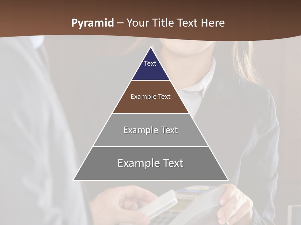 Receptionist Technology Hand PowerPoint Template