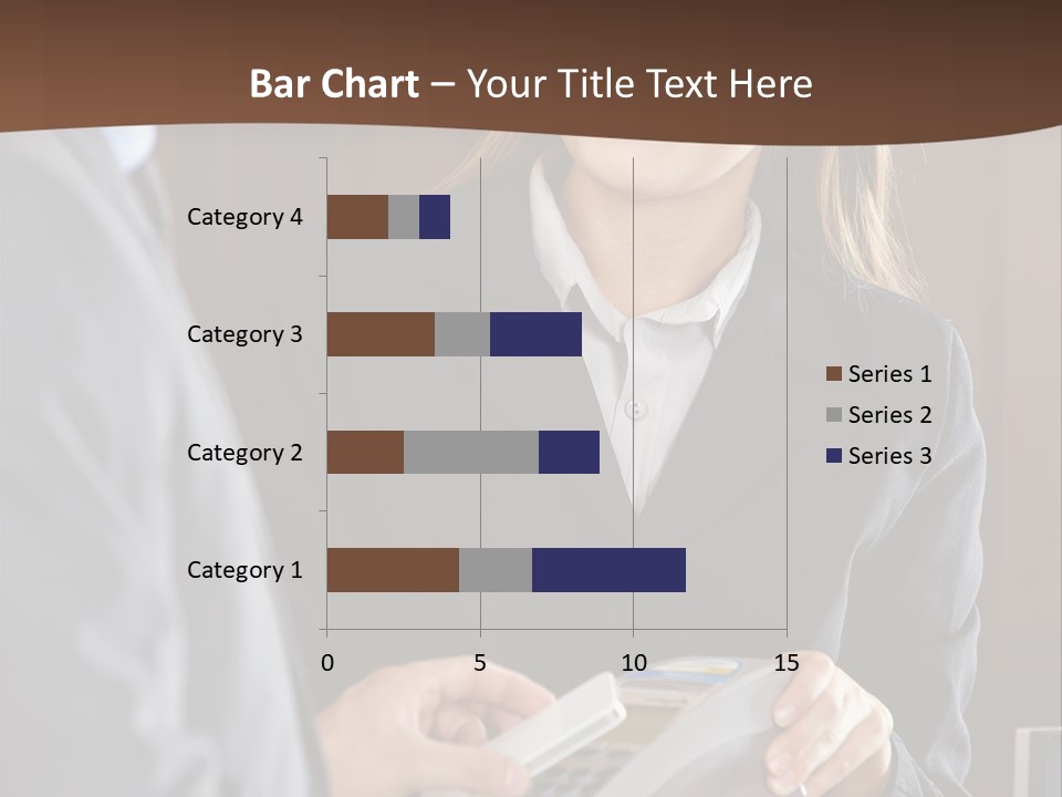 Receptionist Technology Hand PowerPoint Template