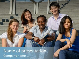 Study Asian Exam PowerPoint Template