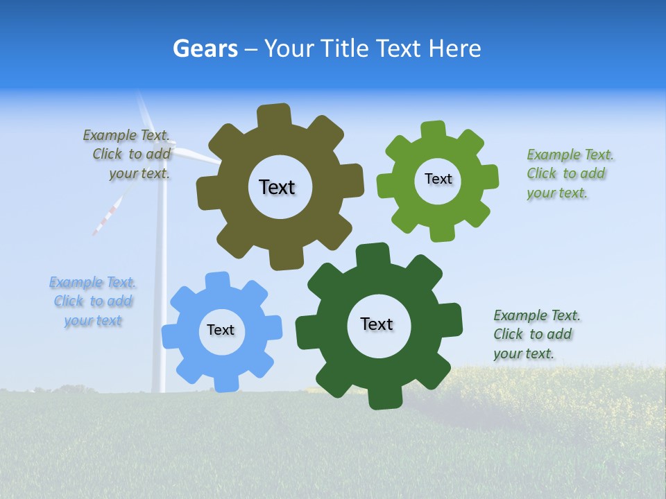 Rotating Summer Outdoor PowerPoint Template