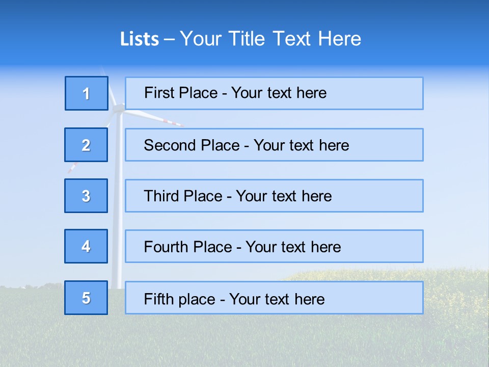 Rotating Summer Outdoor PowerPoint Template