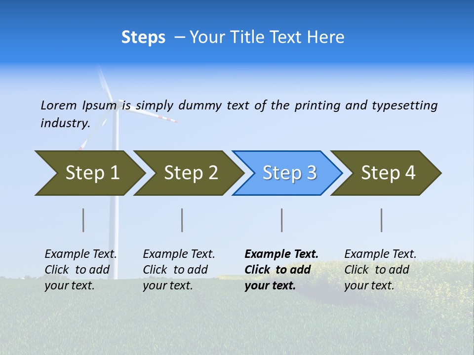 Rotating Summer Outdoor PowerPoint Template
