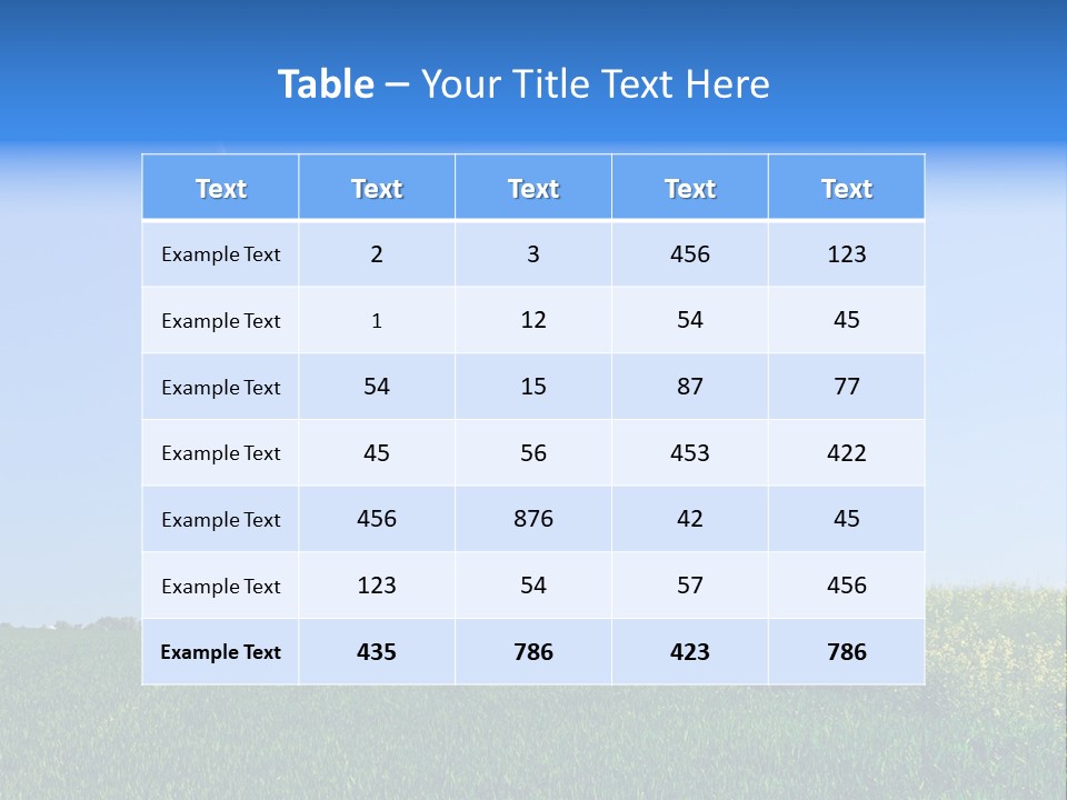 Rotating Summer Outdoor PowerPoint Template