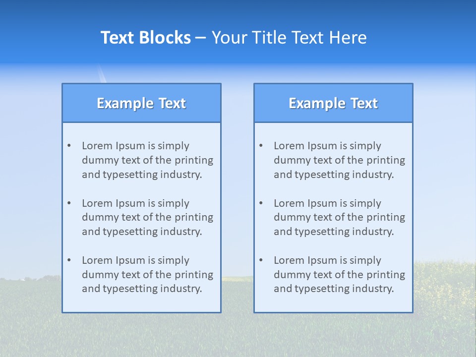 Rotating Summer Outdoor PowerPoint Template
